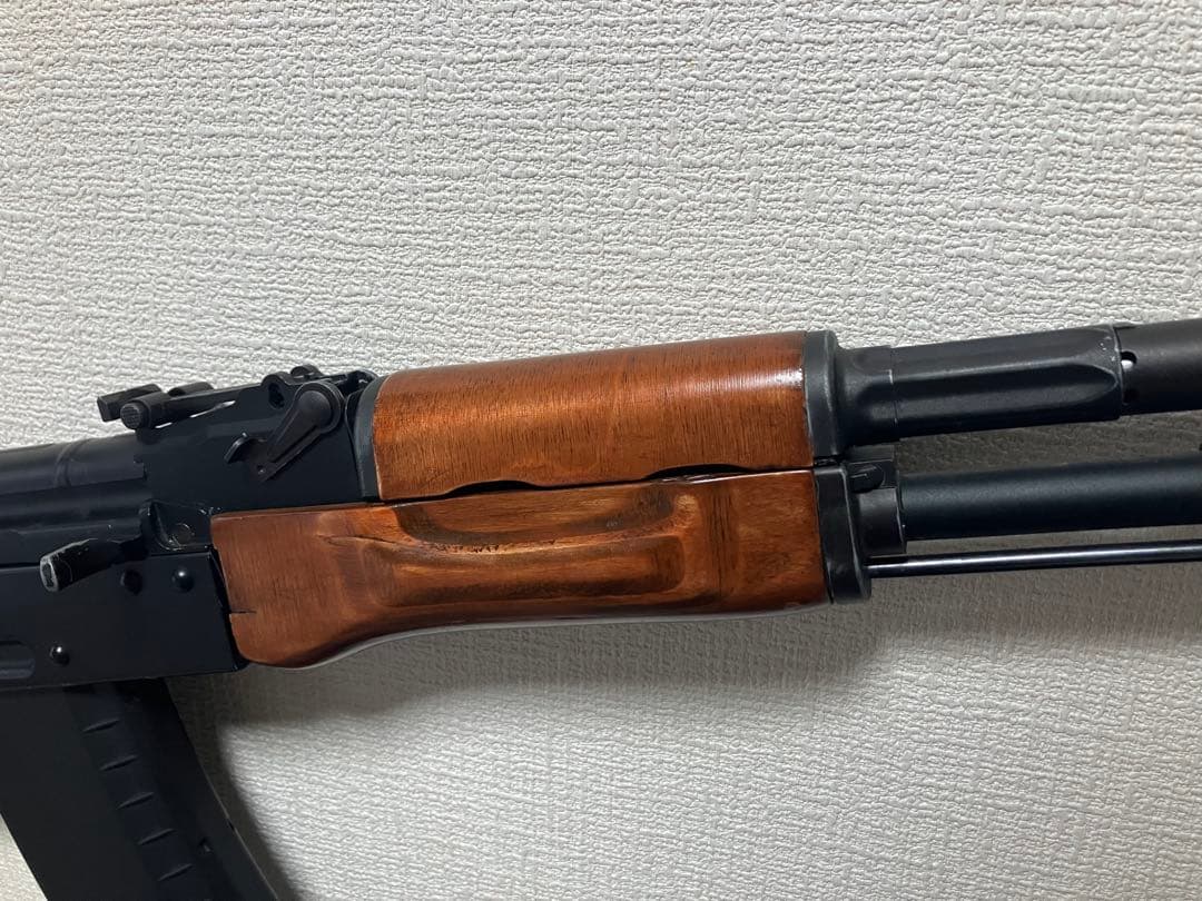 KSC AK74M ガスブローバック　リアルウッドハンドガード