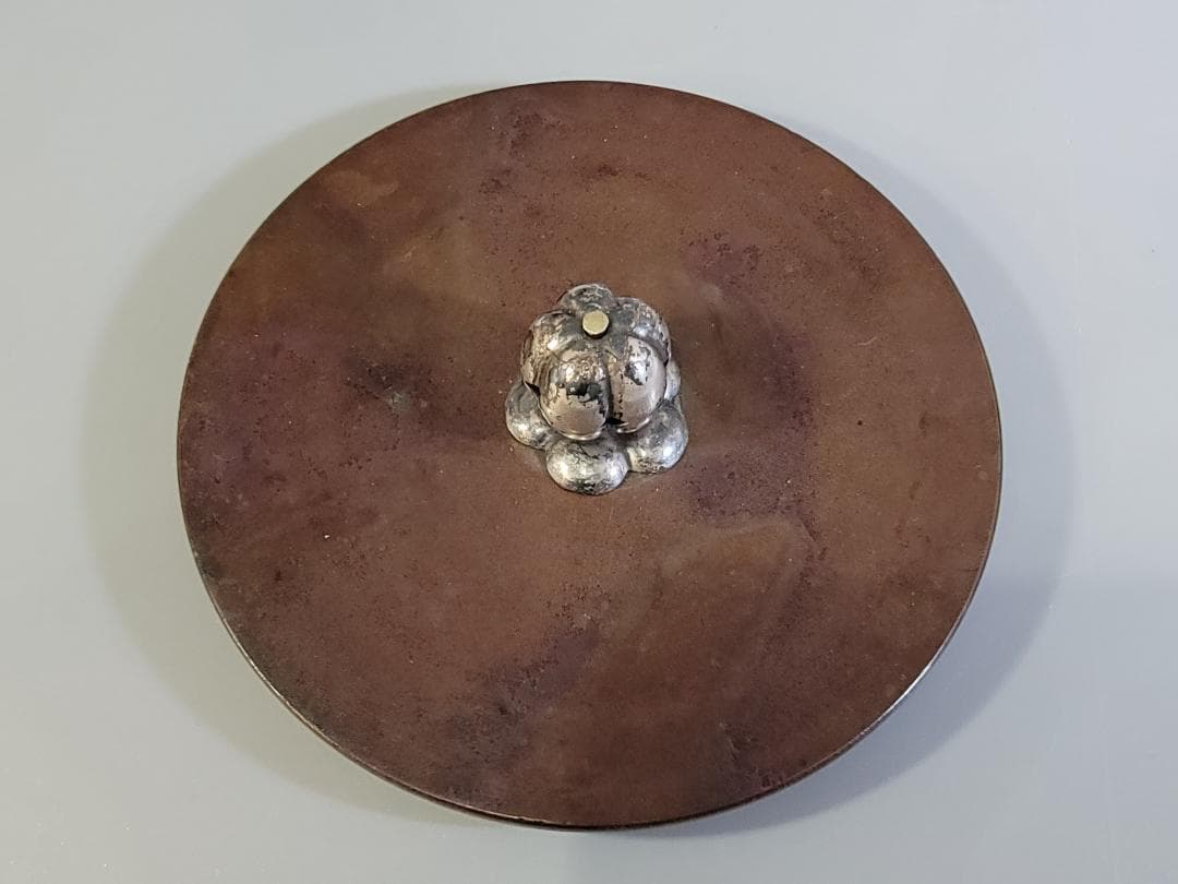 金龍堂 銀摘み 松葉紋 鉄瓶