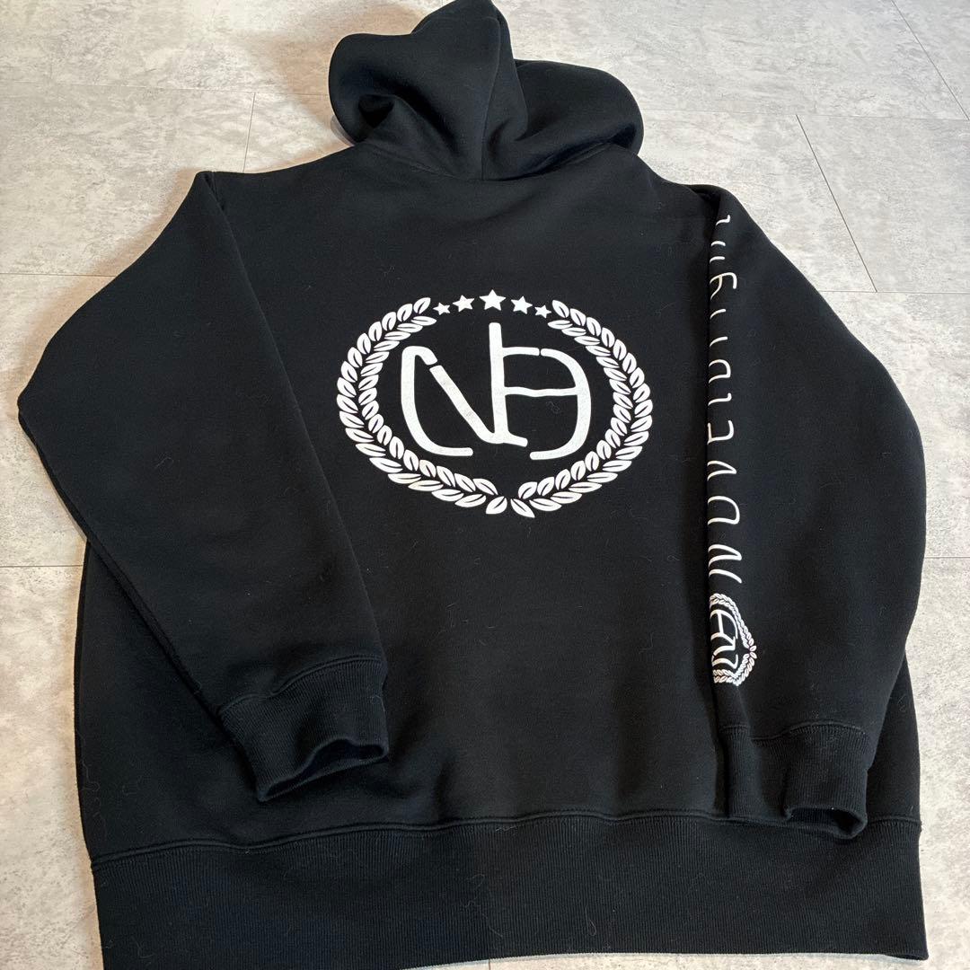 Novelbright 黒ZIPパーカー裏起毛