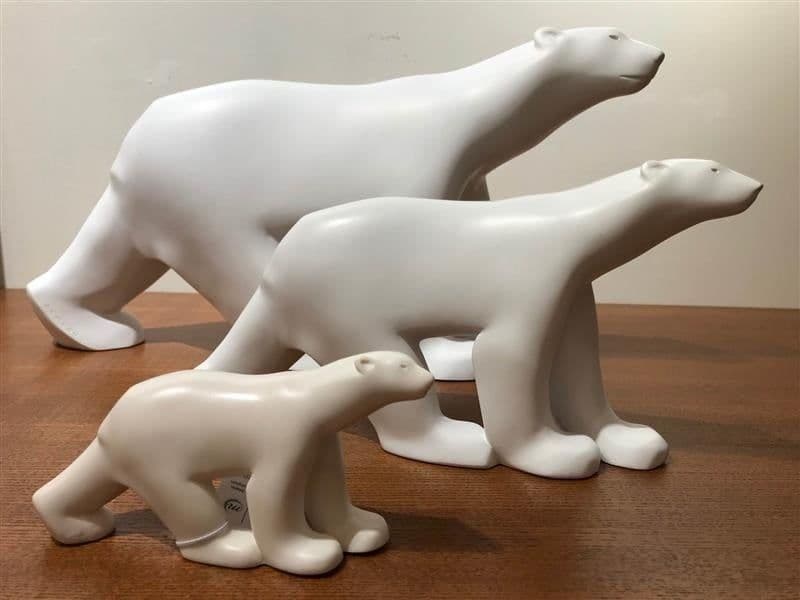 フランソワ　ポンポン　ルーブル美術館　ムラージュ工房　大型　シロクマ　オブジェ