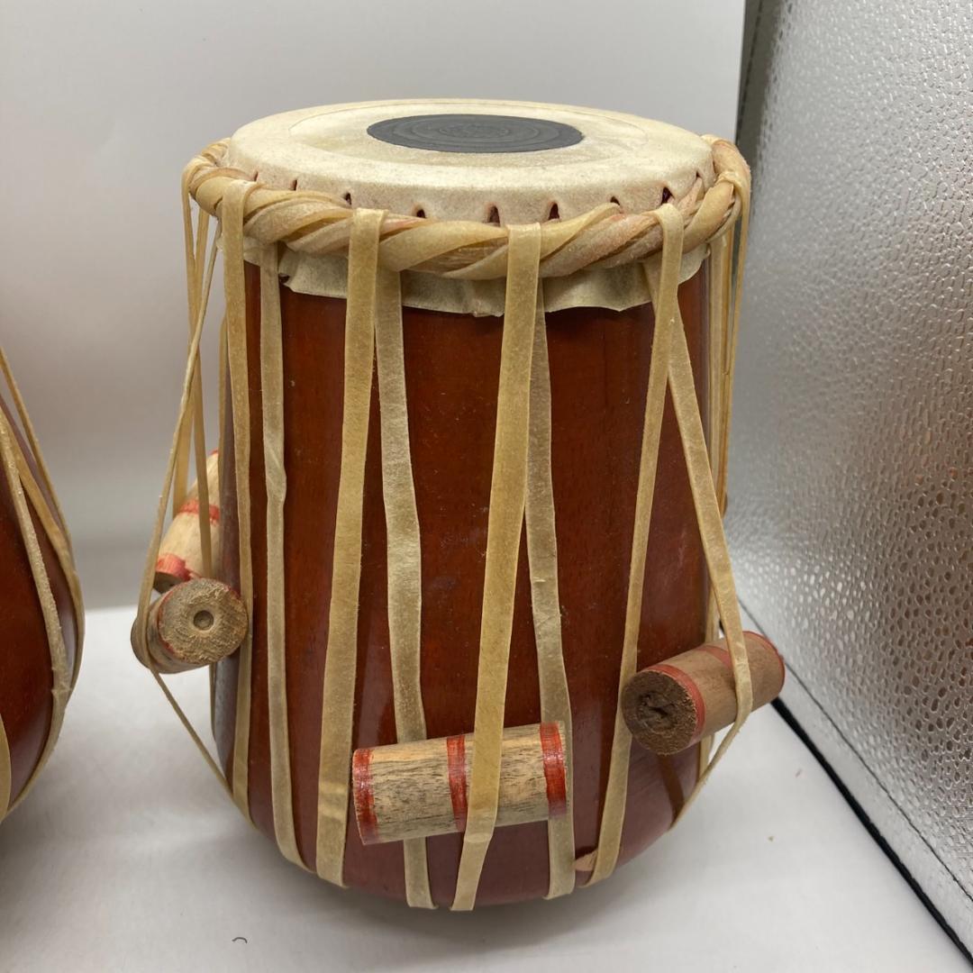 ▼タブラ　インド　民族楽器　セット　打楽器