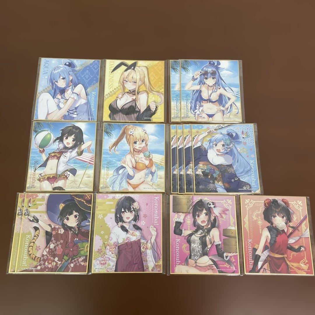 ❶この素晴らしい世界に祝福を！ オンラインくじ 色紙 ポスター など 約60点