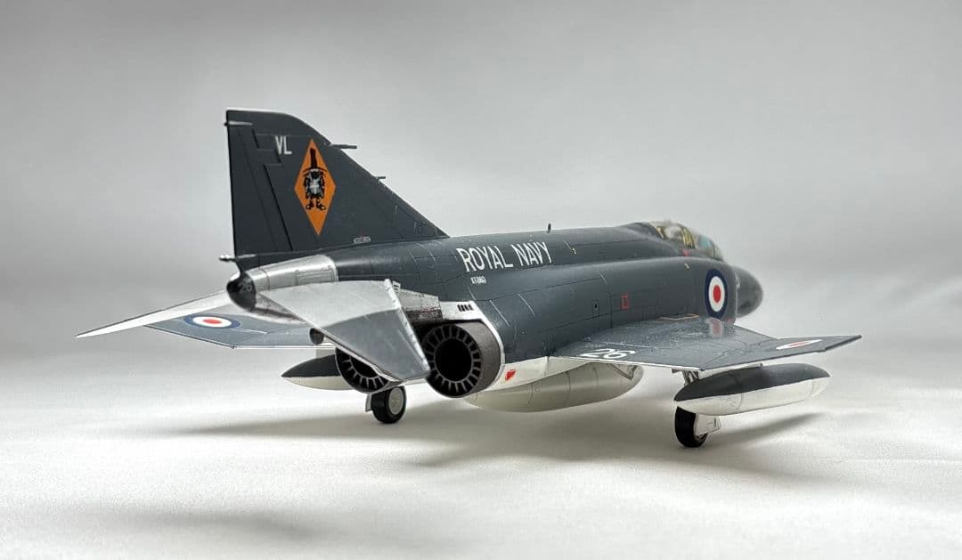 【完成品】フジミ 1/72 ブリティッシュ ファントム F-4K