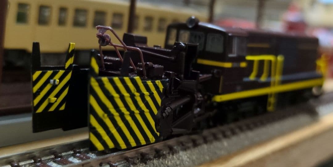 鉄道模型 国鉄DD14 3 茶色 除雪機関車