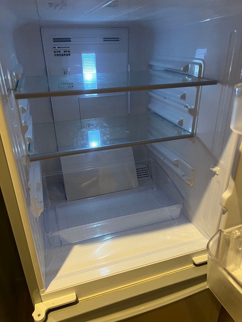 SHARP 一人暮らし用冷蔵庫 137L 2ドア SJ-D14D-S シルバー