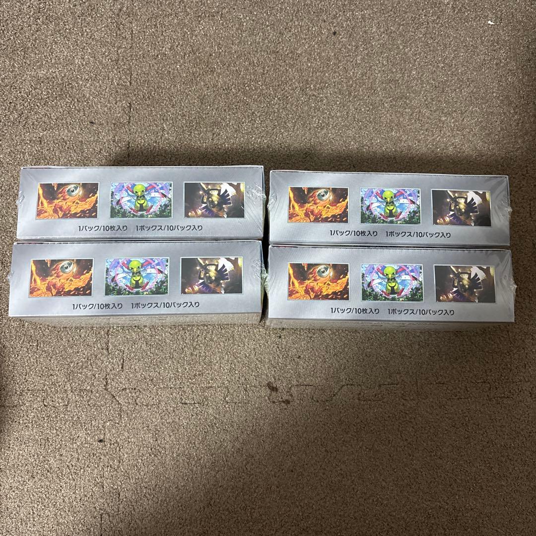 ポケモンカード ハイクラスパックテラスタルフェスEX 4BOXシュリンク付き