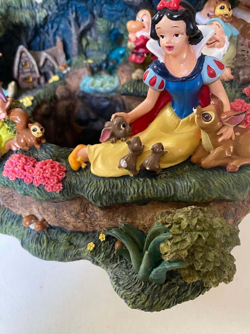 ディズニーストア　白雪姫　七人の小人 ジオラマ　置物　レア