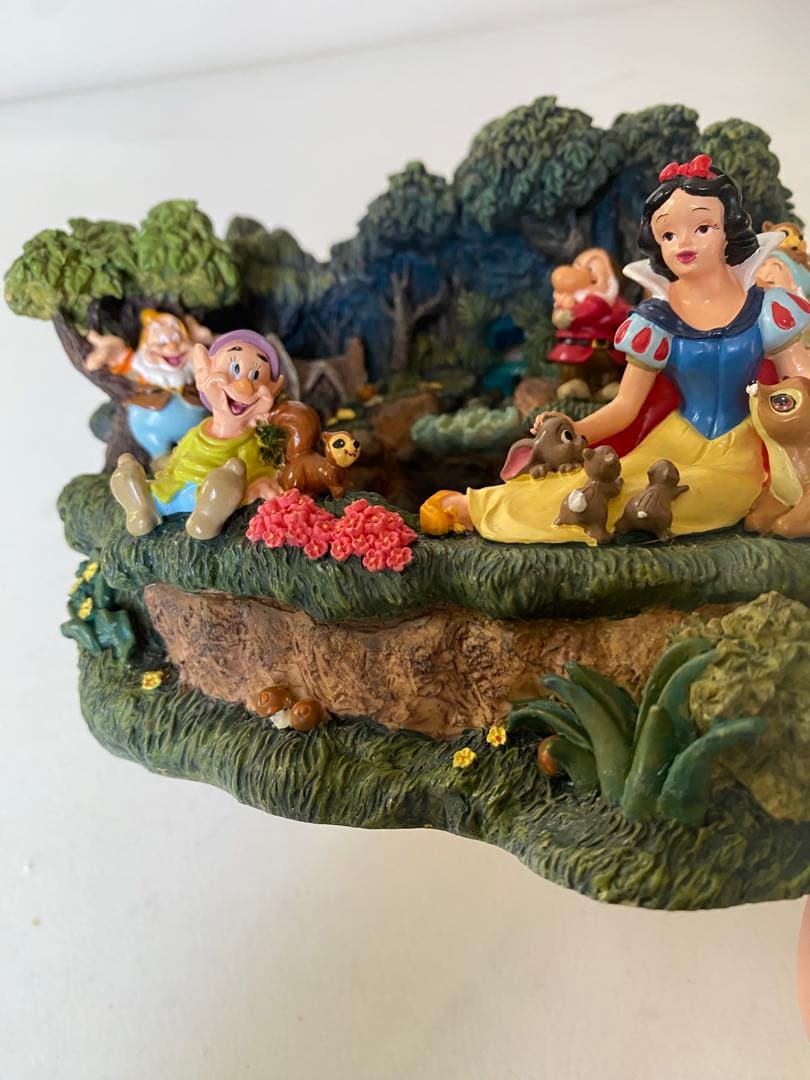 ディズニーストア　白雪姫　七人の小人 ジオラマ　置物　レア