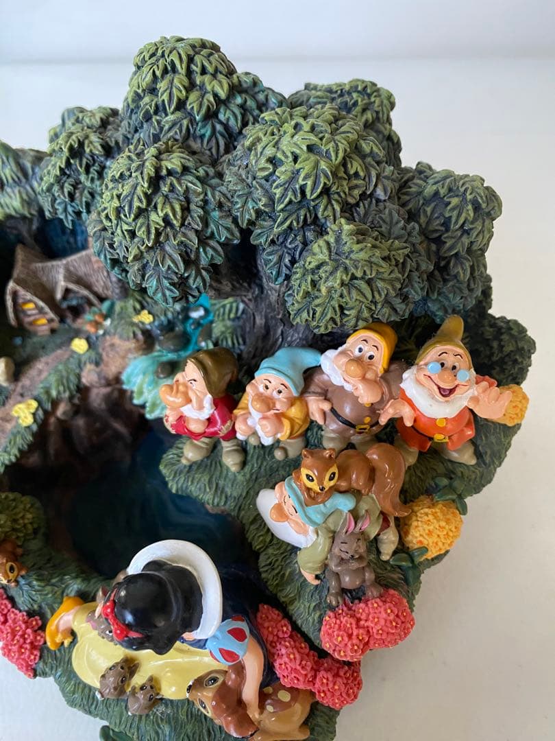 ディズニーストア　白雪姫　七人の小人 ジオラマ　置物　レア