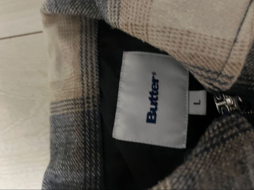 butter skateboards チェック柄ジャケット