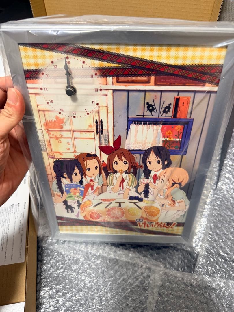 未開封　けいおん! BIG時計　映画　K-ON! 唯　澪　梓　律　袖