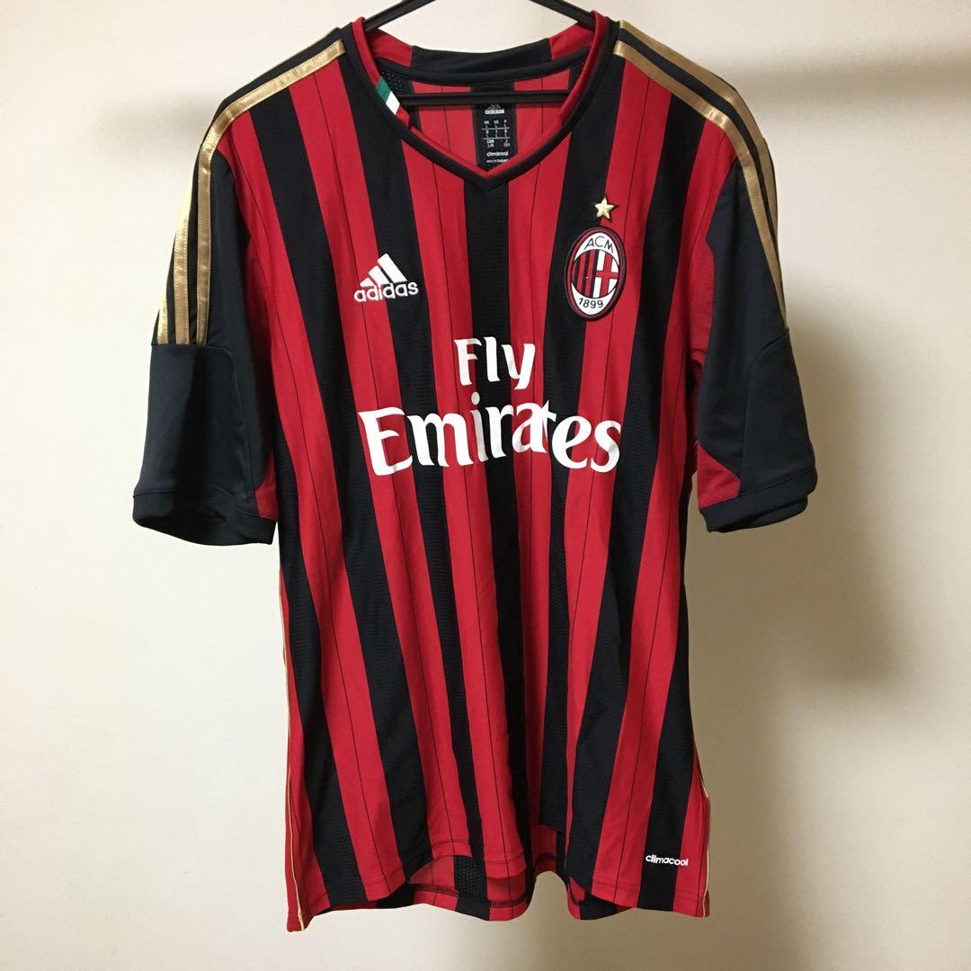 13/14ACミラン　本田圭佑ユニフォーム　サイズ2XO
