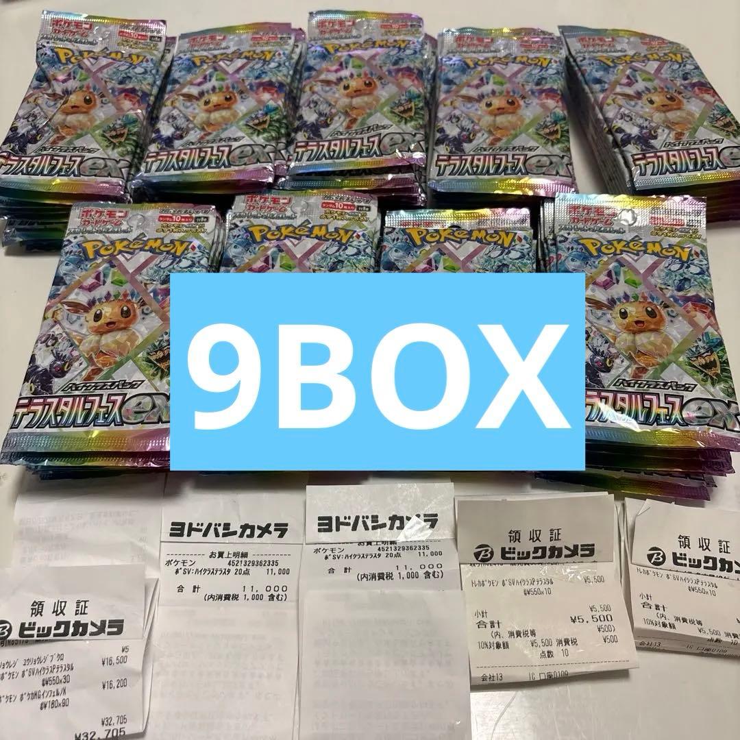 【9box】新品 パック未開封 テラスタルフェスex