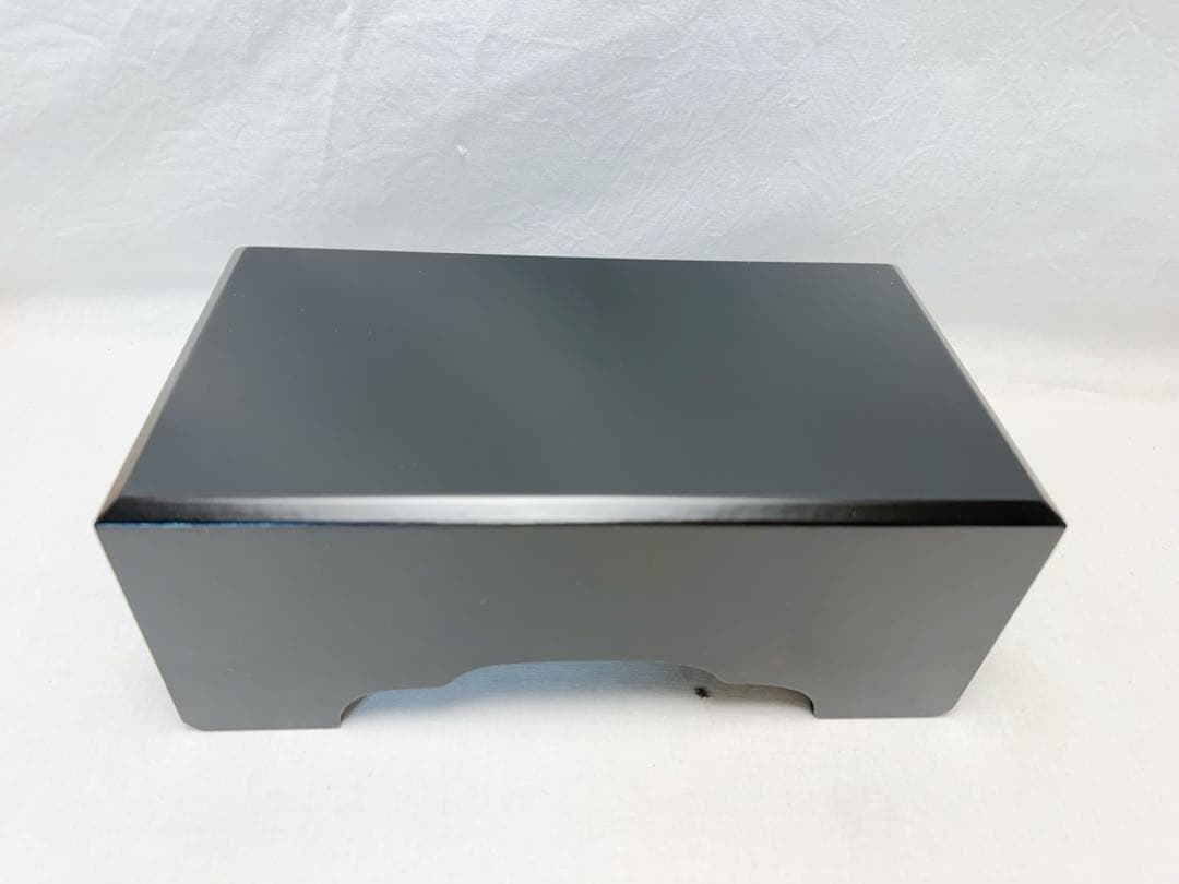 未使用 茶道具 塗師 表完造 又妙斉好写 文箱莨盆 鉄山作織部袖形火入 等 共箱