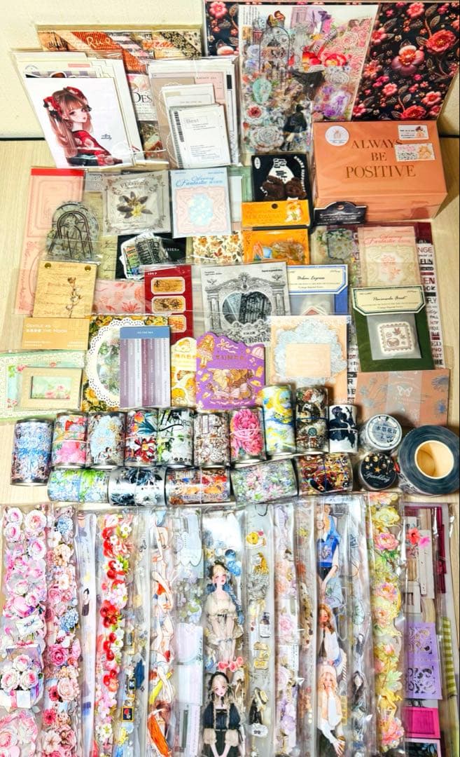 ＊*＊様 最終!!海外マステ・コラージュ素材他♥大量まとめ売り☆特盛バージョン