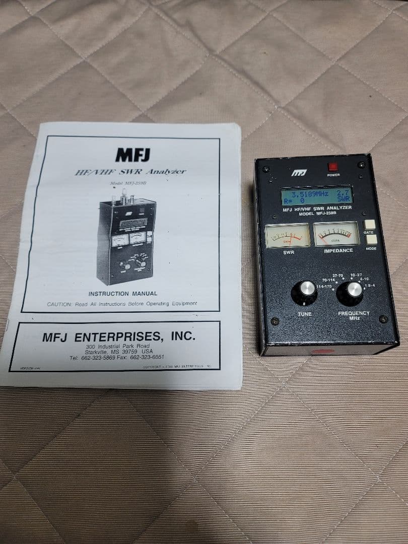 アンテナアナライザー MFJー259B(ジャンク品)