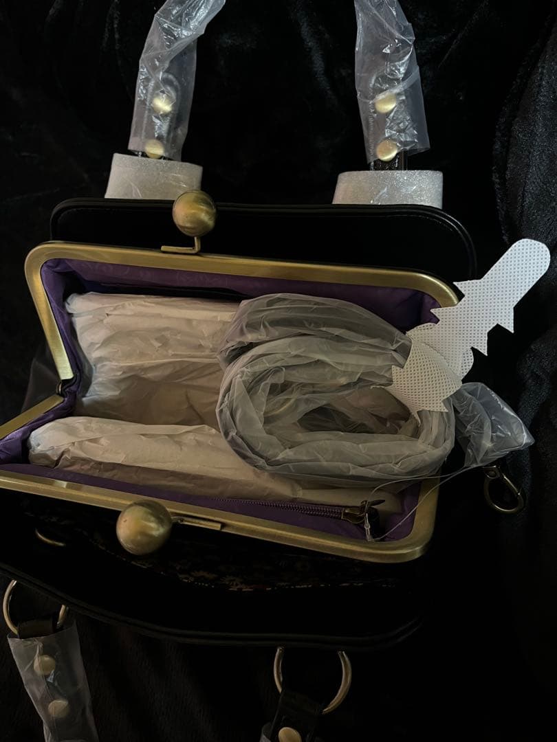 ANNA SUI ブラック ハンドバッグ ディディオン 2wayバッグ