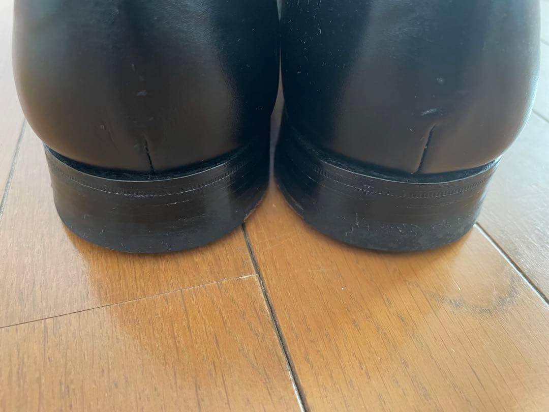 CHEANEY ブラックレザー ドレスシューズ