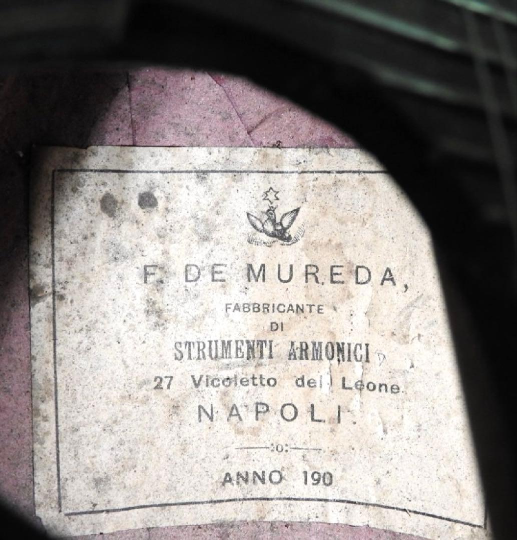 F. DE MUREDA NAPOLI マンドリン　ムレダ　インレイ装飾