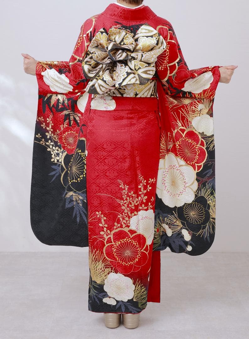 あっき　振袖9点フルセット【887】【155cm~165cmの方用】