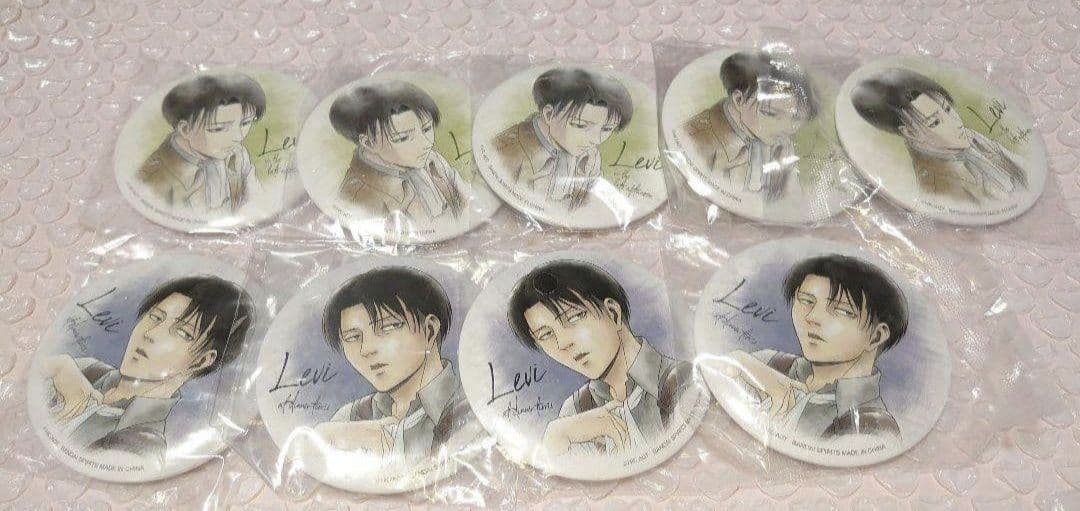 進撃の巨人 リヴァイ 缶バッジ まとめ セット attack on titan