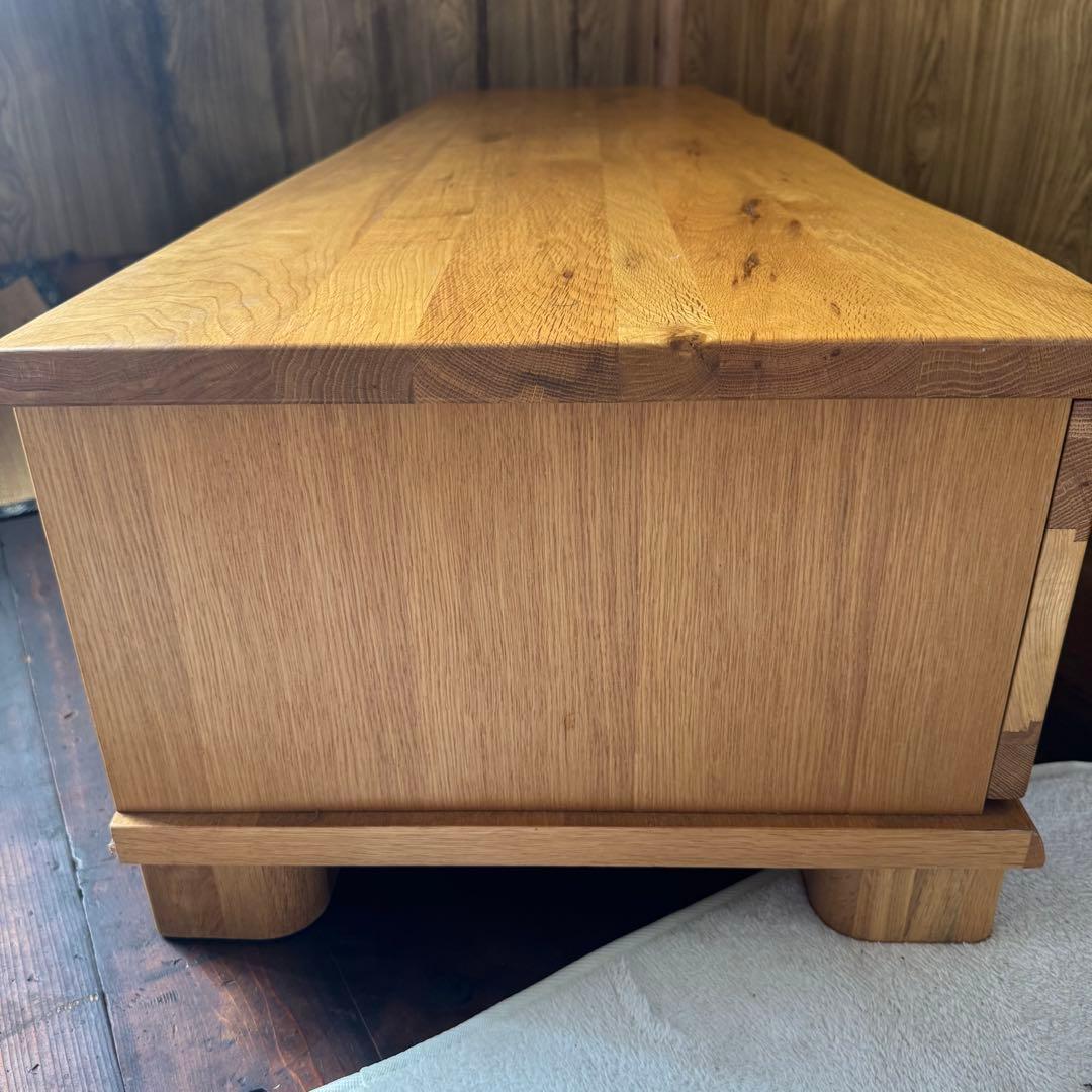 天然木目が美しい！大塚家具 起立￼木工 ドリフトオーク　テレビボード 165
