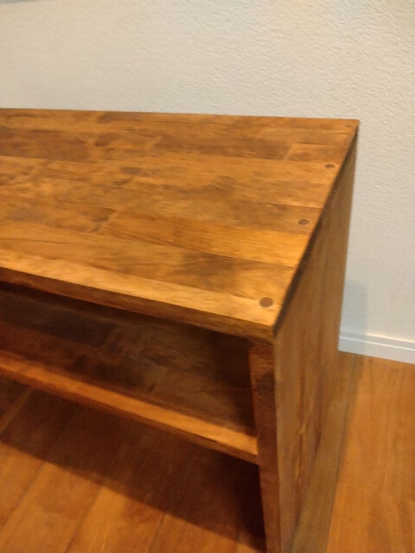 木製　ハンドメイド　オーダー　コの字　シェルフ　水槽台　テレビ台　アクアラック