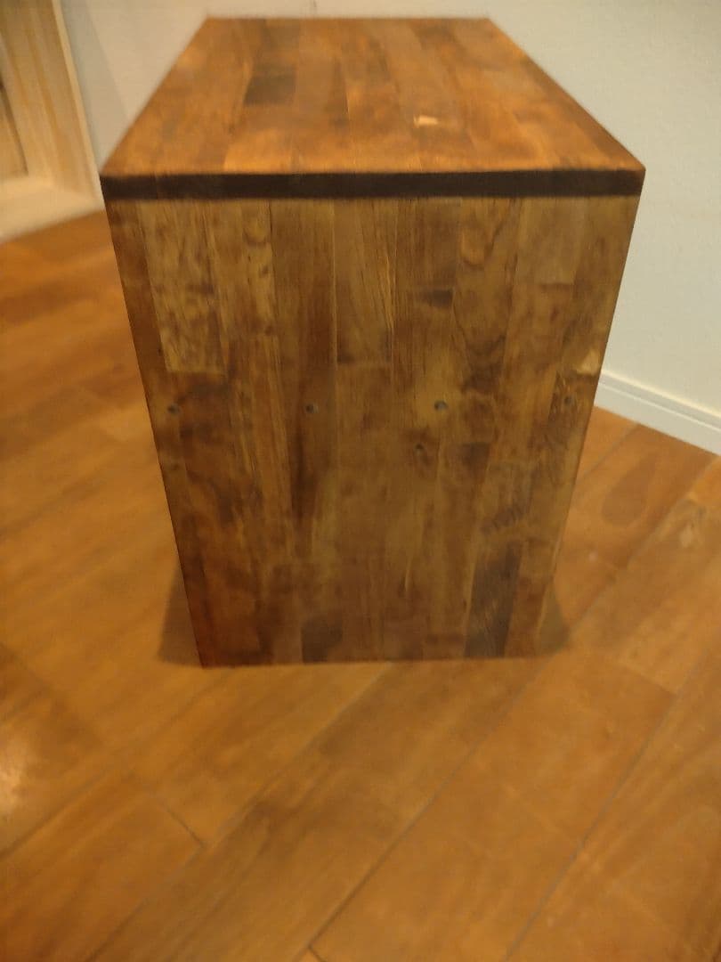 木製　ハンドメイド　オーダー　コの字　シェルフ　水槽台　テレビ台　アクアラック