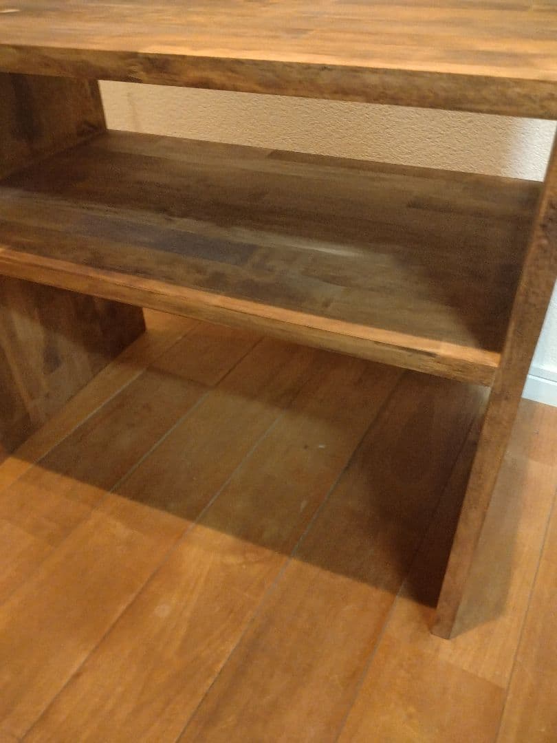 木製　ハンドメイド　オーダー　コの字　シェルフ　水槽台　テレビ台　アクアラック