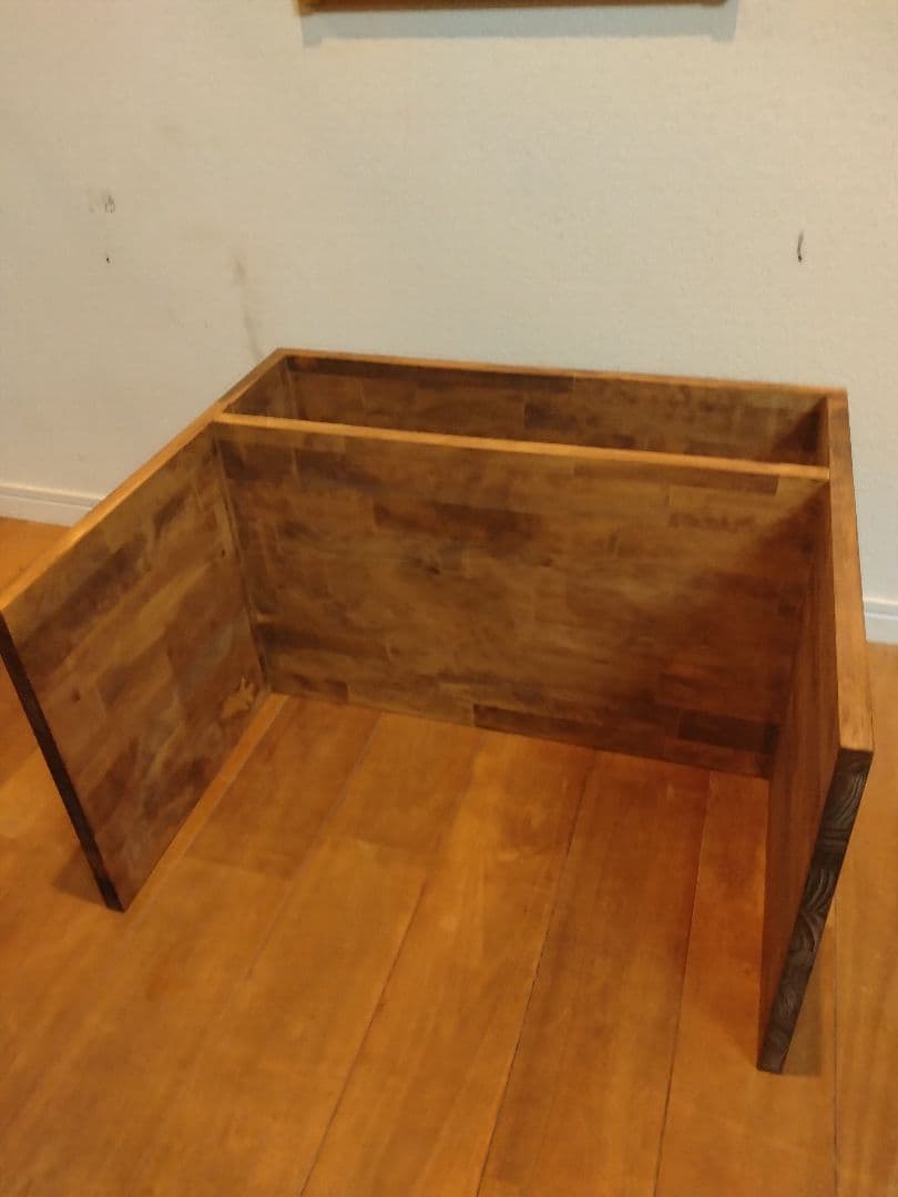 木製　ハンドメイド　オーダー　コの字　シェルフ　水槽台　テレビ台　アクアラック