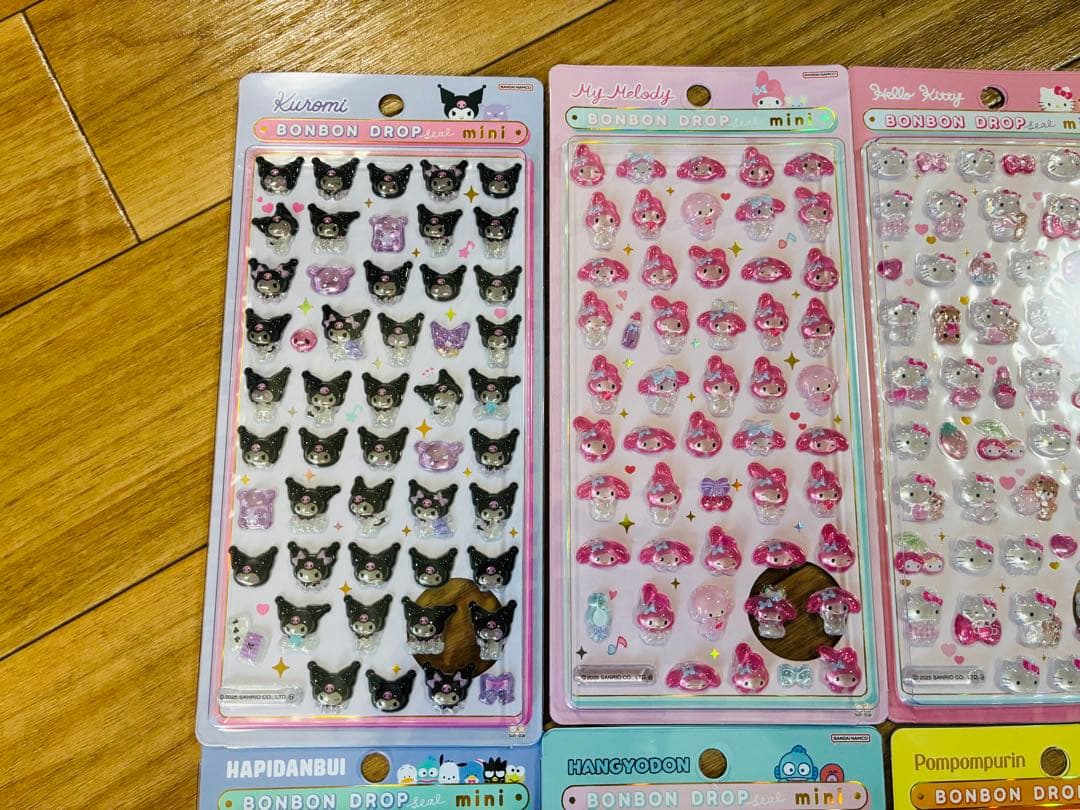 サンリオ BONBON DROP mini シール 8種類セット　国内正規品