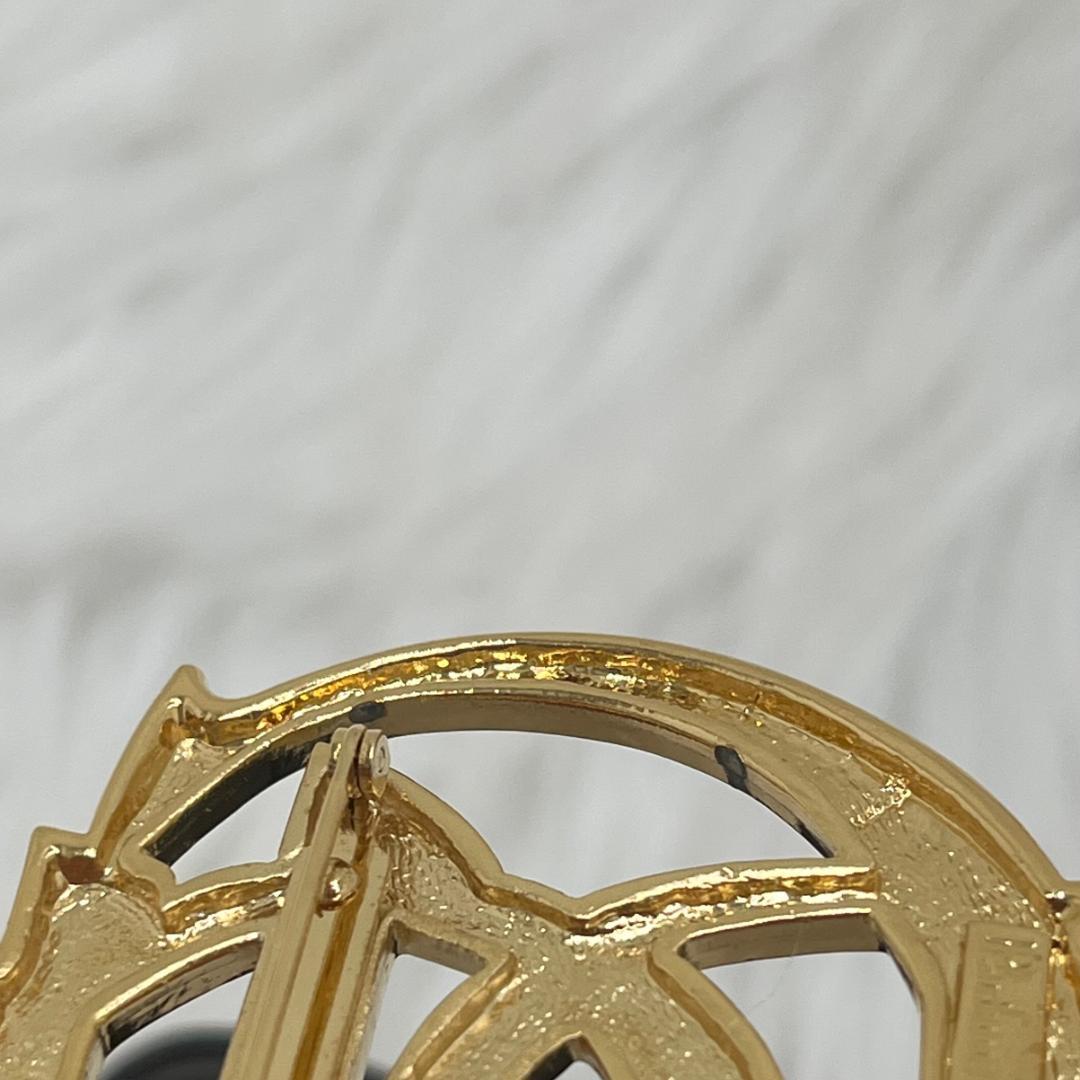 未使用級✨Christian Dior ディオール　ブローチ 　ゴールド