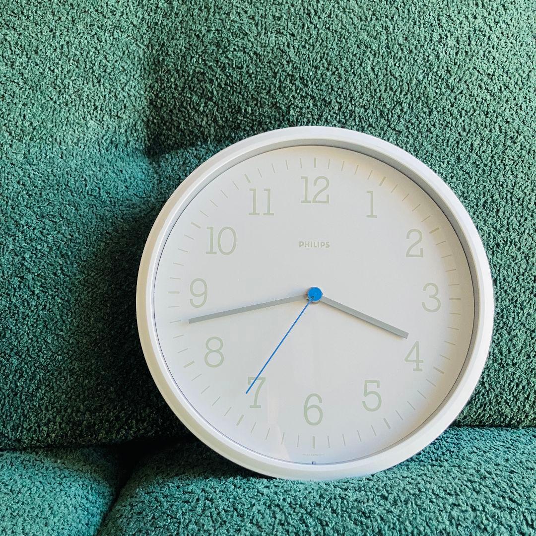 80'S 西ドイツ製 PHILIPS 掛け時計 ミニマリズム