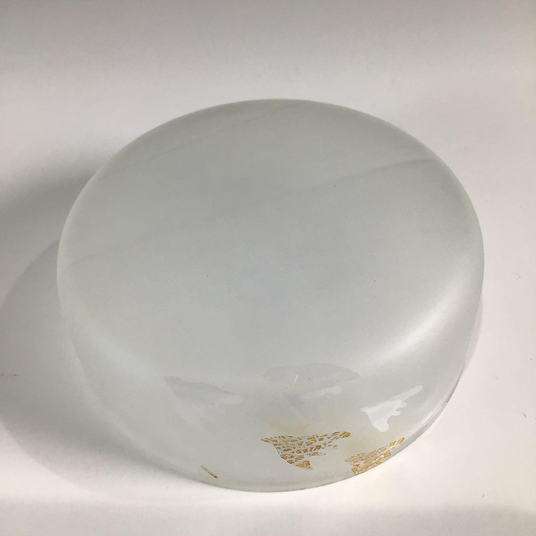 Ｐ６６０　棗　『高橋直樹造』『吹きガラス』『波千鳥文』『義山棗』　共箱　茶道具