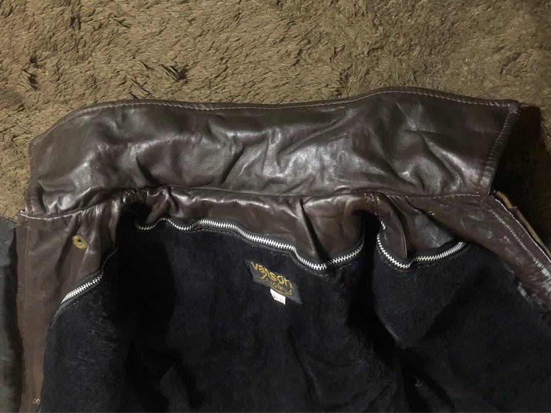 黒タグ　VANSON ライダース　70s後期〜80s初期　vintage