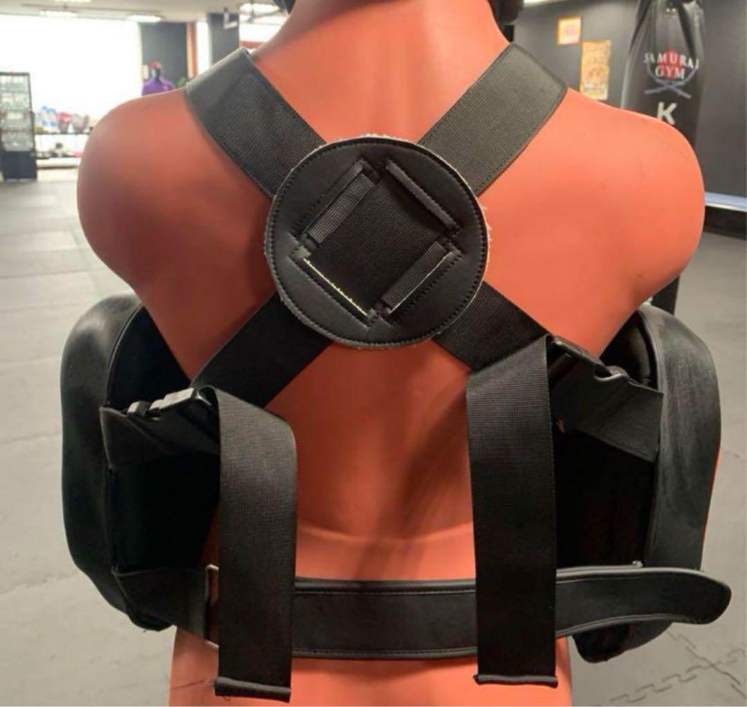 ボディプロテクター 赤黒SAMURAIGYM 【値下げ交渉不可】