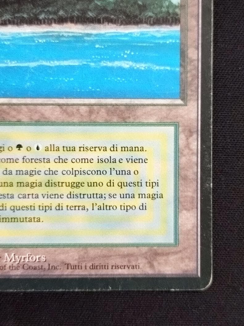 MTG Tropical  イタリア語 リバイズド黒枠 3EDBB