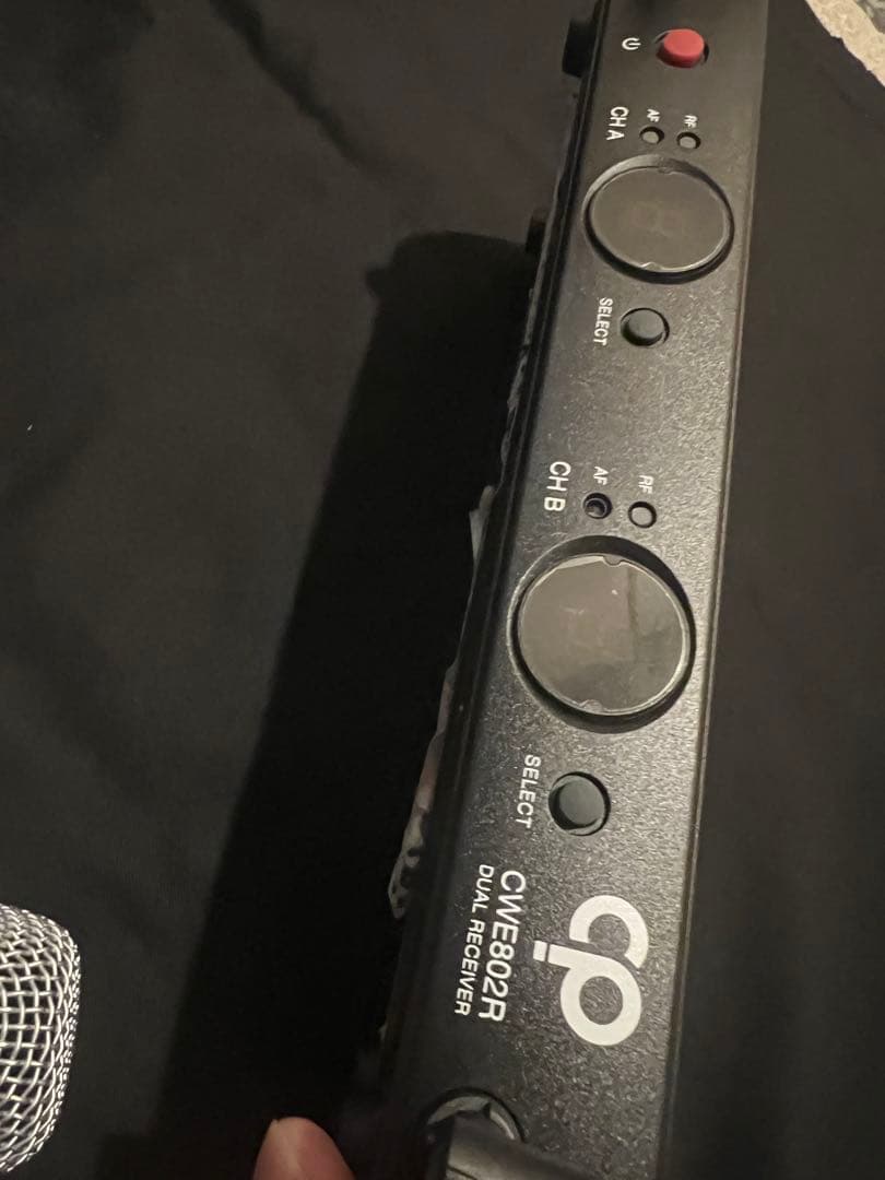 美品　ワイヤレスマイクセット　CWE802R. CWE800M