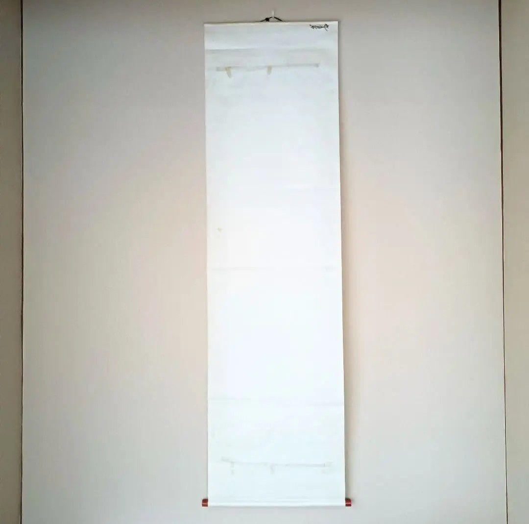 レア! 【うぐいすと白梅】古い掛軸 絵 日本画美術 花鳥風月 インテリア