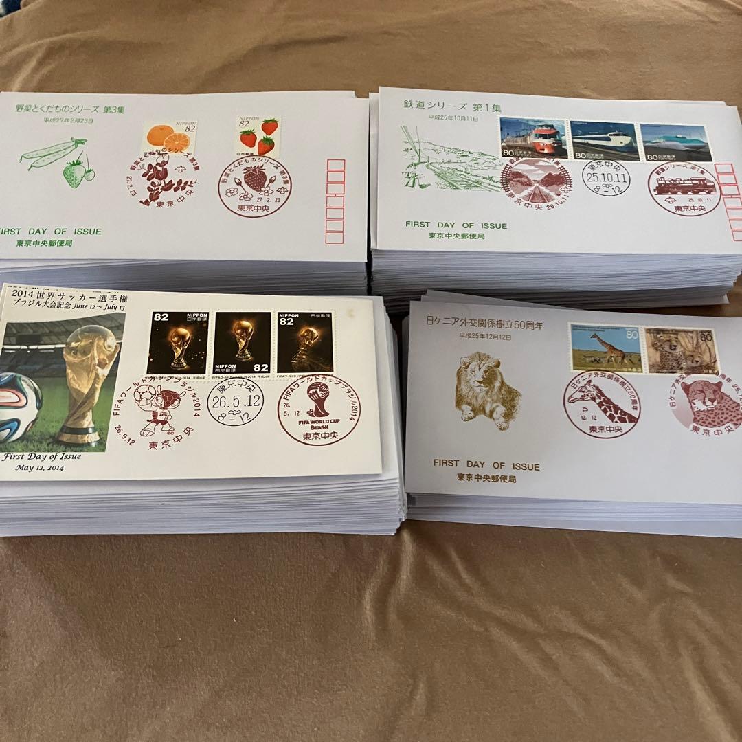 初日カバー 平成25年1月〜平成27年2月 320枚 満月印