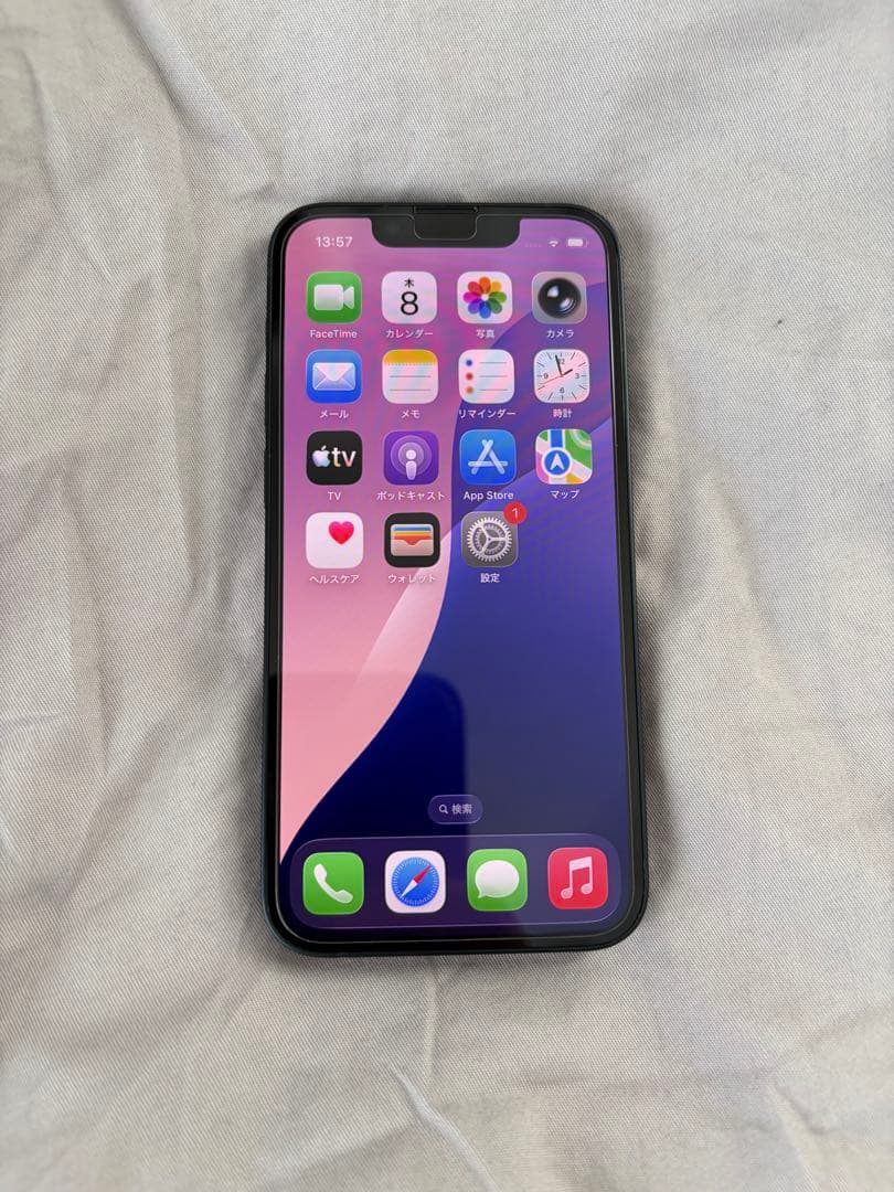 iPhone 13mini 512GB ブラック 画面新品バッテリー正規100%