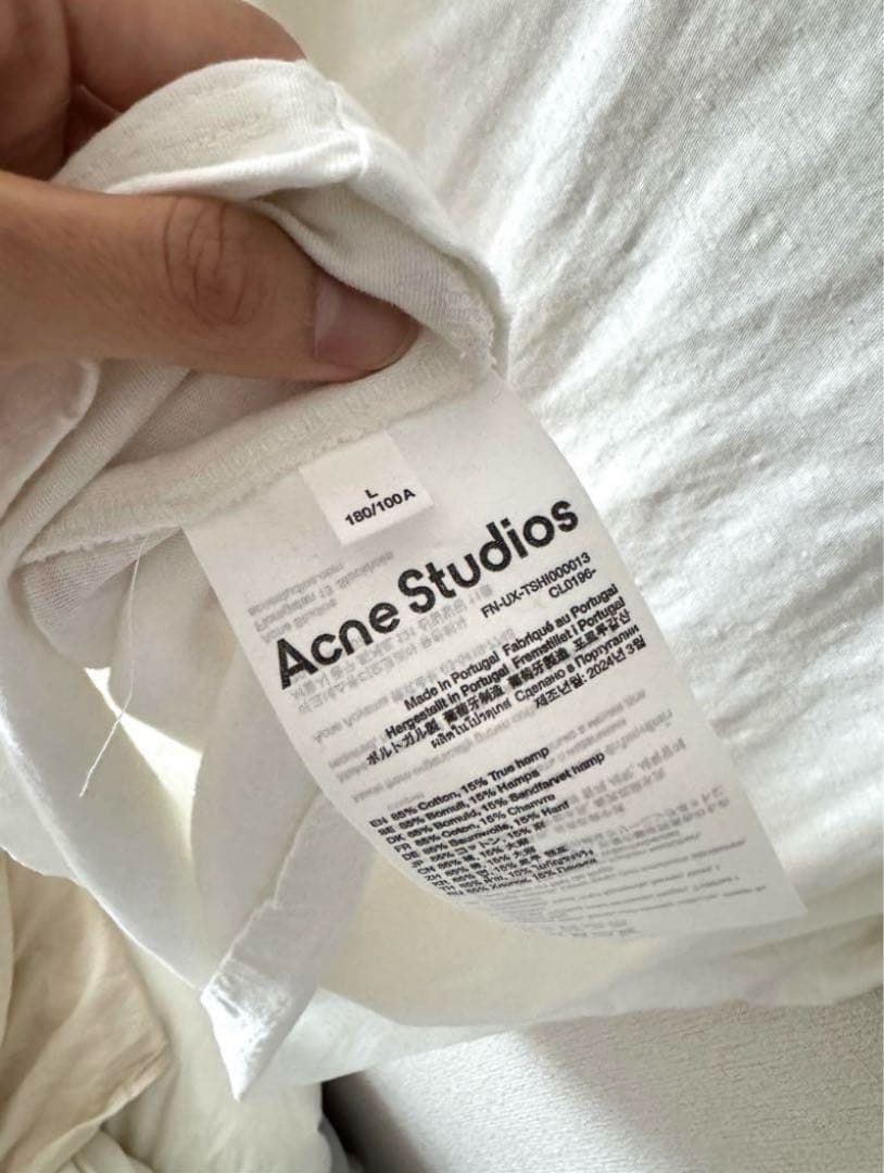 トップス Acne Studios Logo T-shirt L size