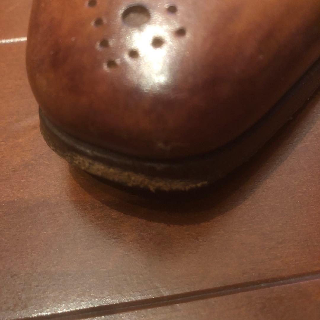 サントーニ　Santoni /ドレスシューズ 71/2【ライトブラウン】