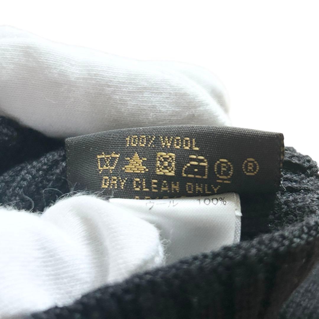 【極美品】ルイヴィトン　手袋　ダミエ　ブラック　ブラウン　メンズ　ウール