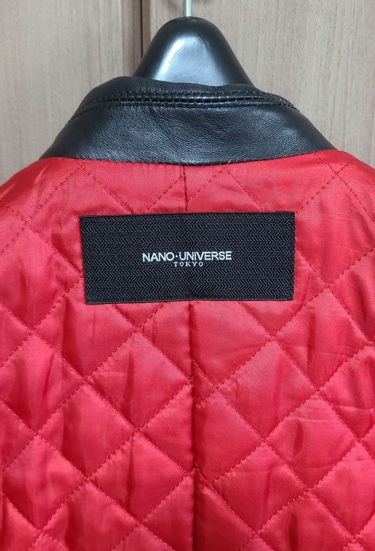 nano ・universe ヴィンテージ加工　ダブルライダースジャケット