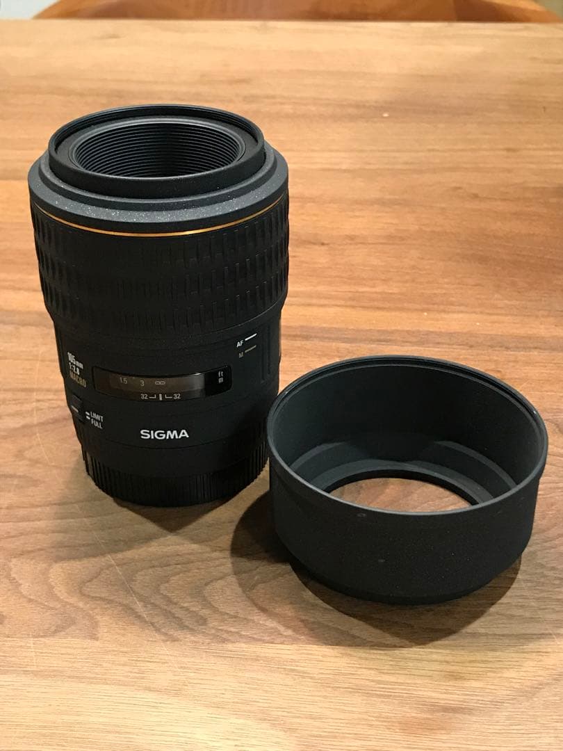 シグマ　SIGMA ex 単焦点レンズ　105 1:2.8 マクロ　macro