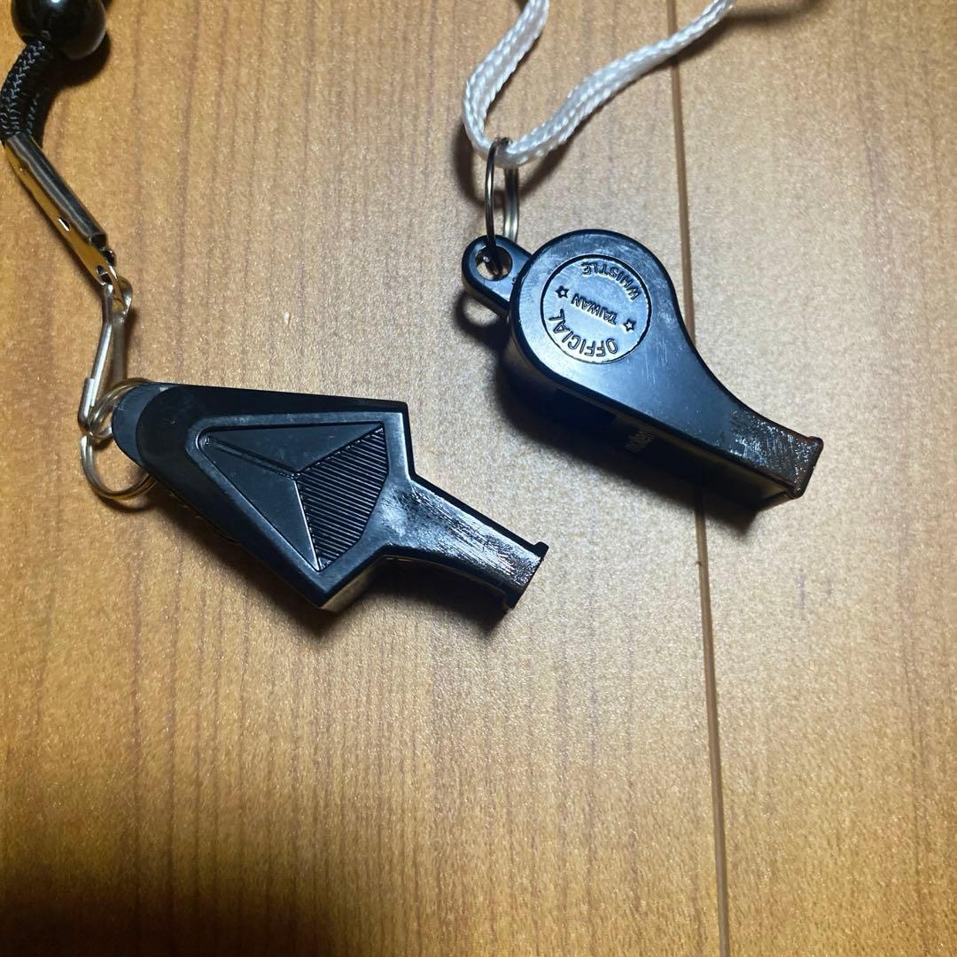 バスガイド黒 笛 2個セット