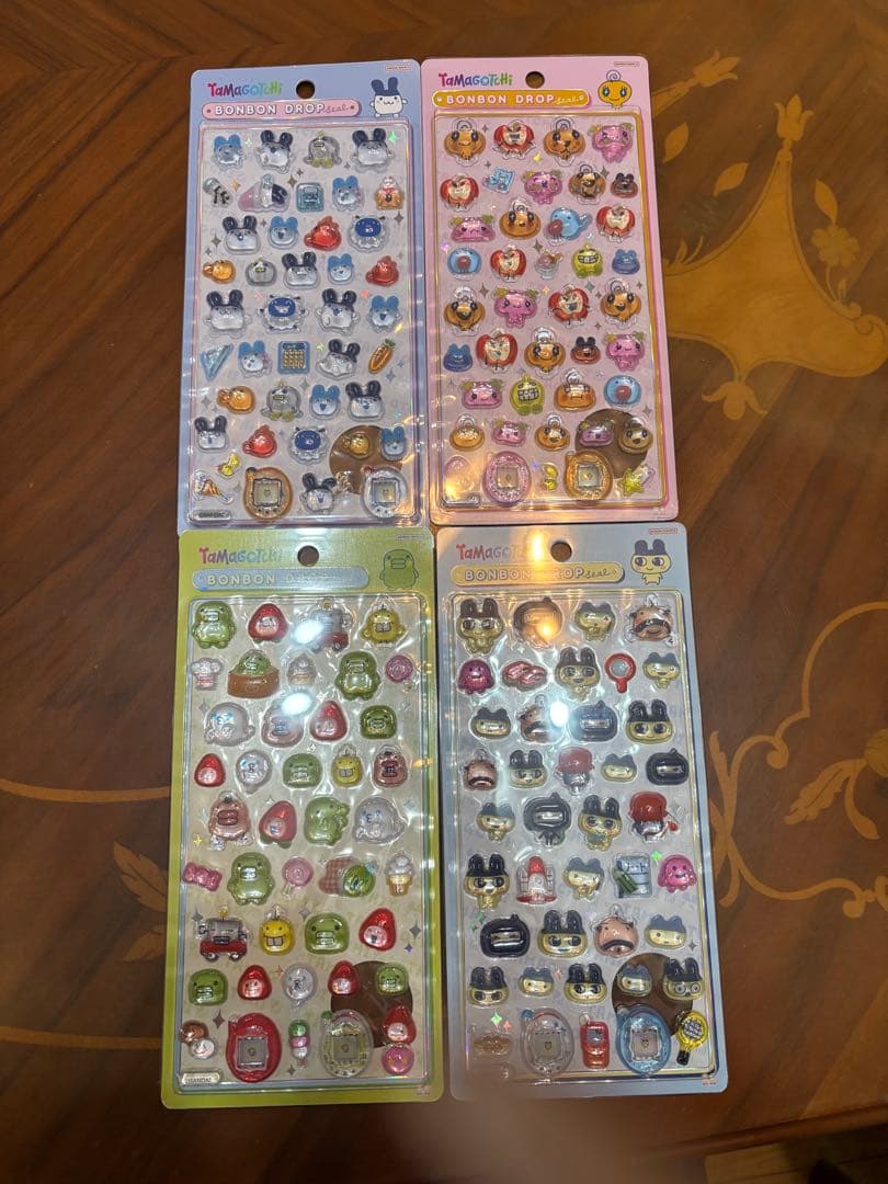 【正規品】2たまごっち ボンボンドロップシール 4種セット