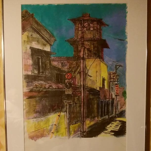 マンハッタンアクリル絵