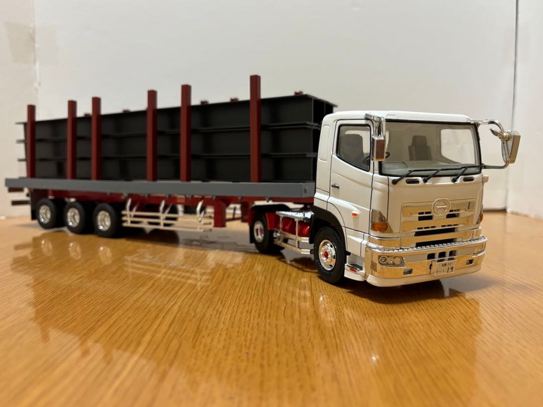 アオシマ1/32デコトラ、バリューデコトラ、平トレーラー(ジャンク品)